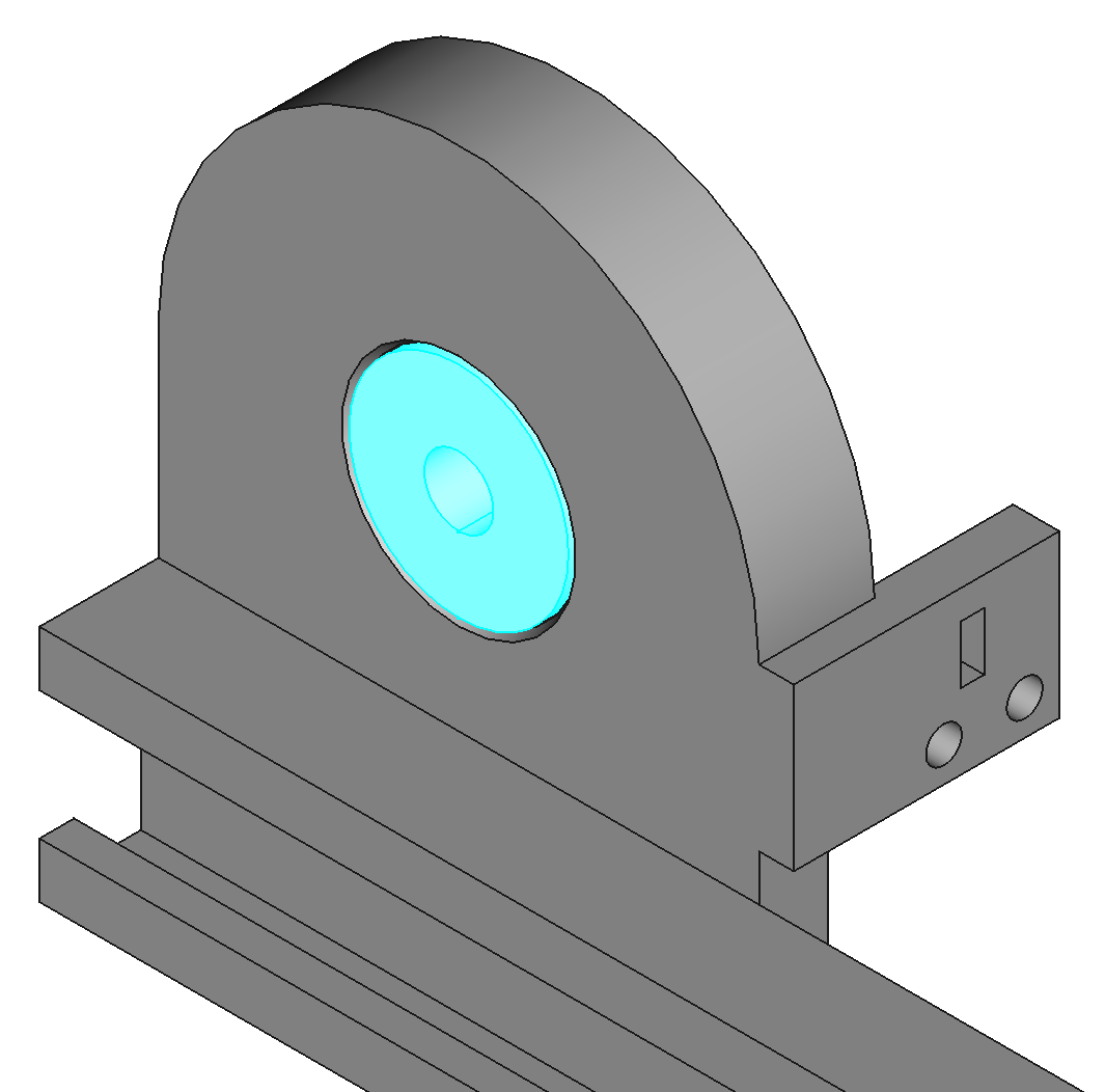 ball bearing in J2 base CAD