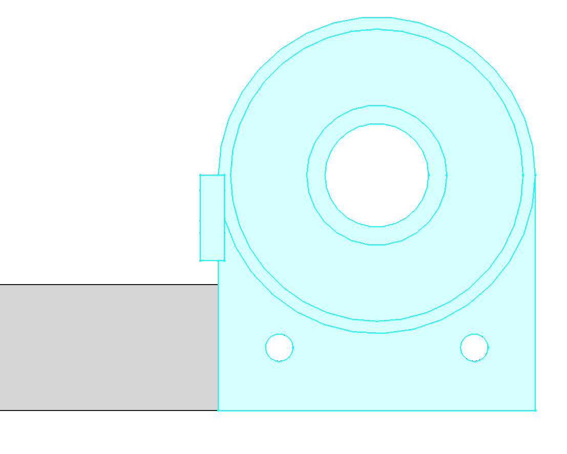 J2 base mounted to humerus CAD