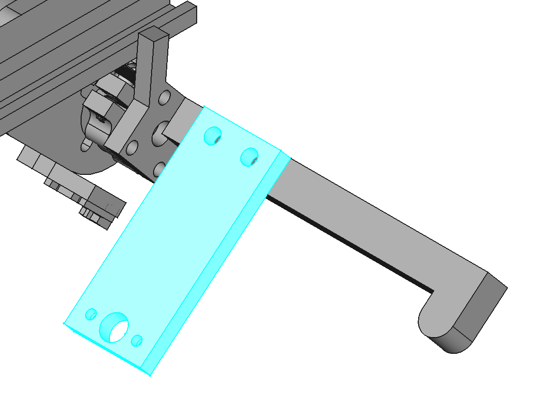 gripper motor bracket CAD