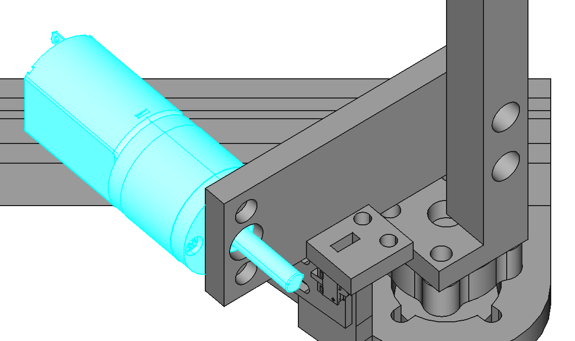 gripper motor CAD