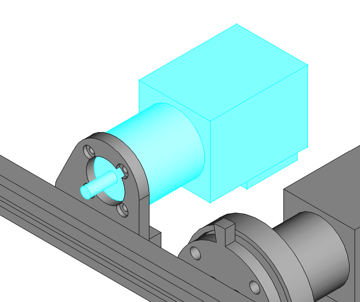 motor j2 CAD