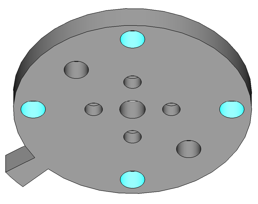 holes for stabilization set screws