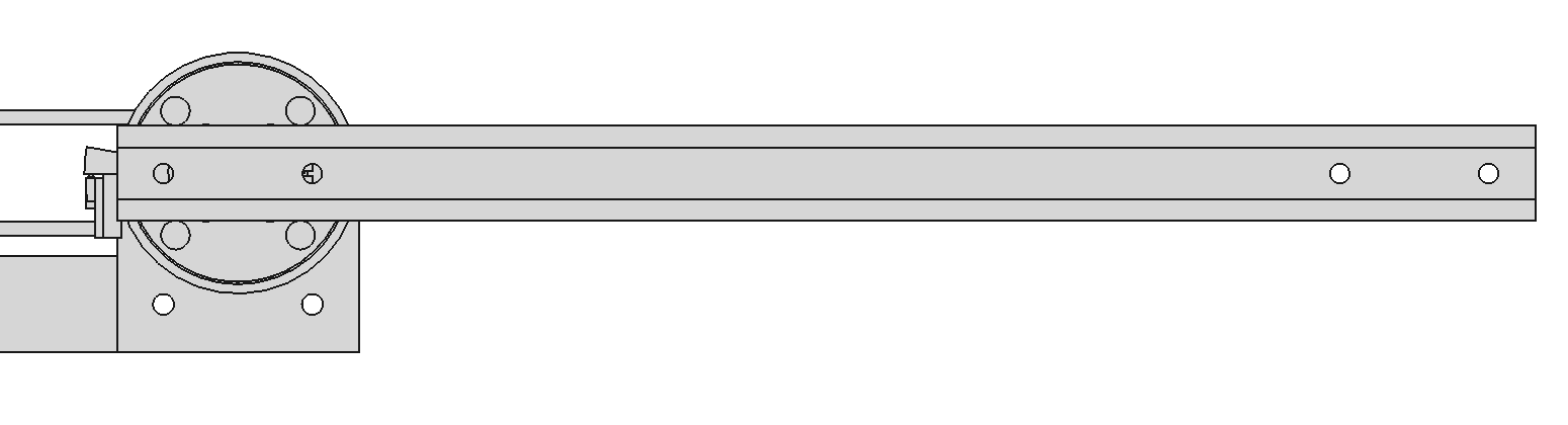 radius attached to plate J2 CAD